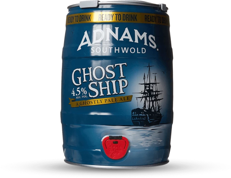 Keg of Adnams Ghost Ship ale