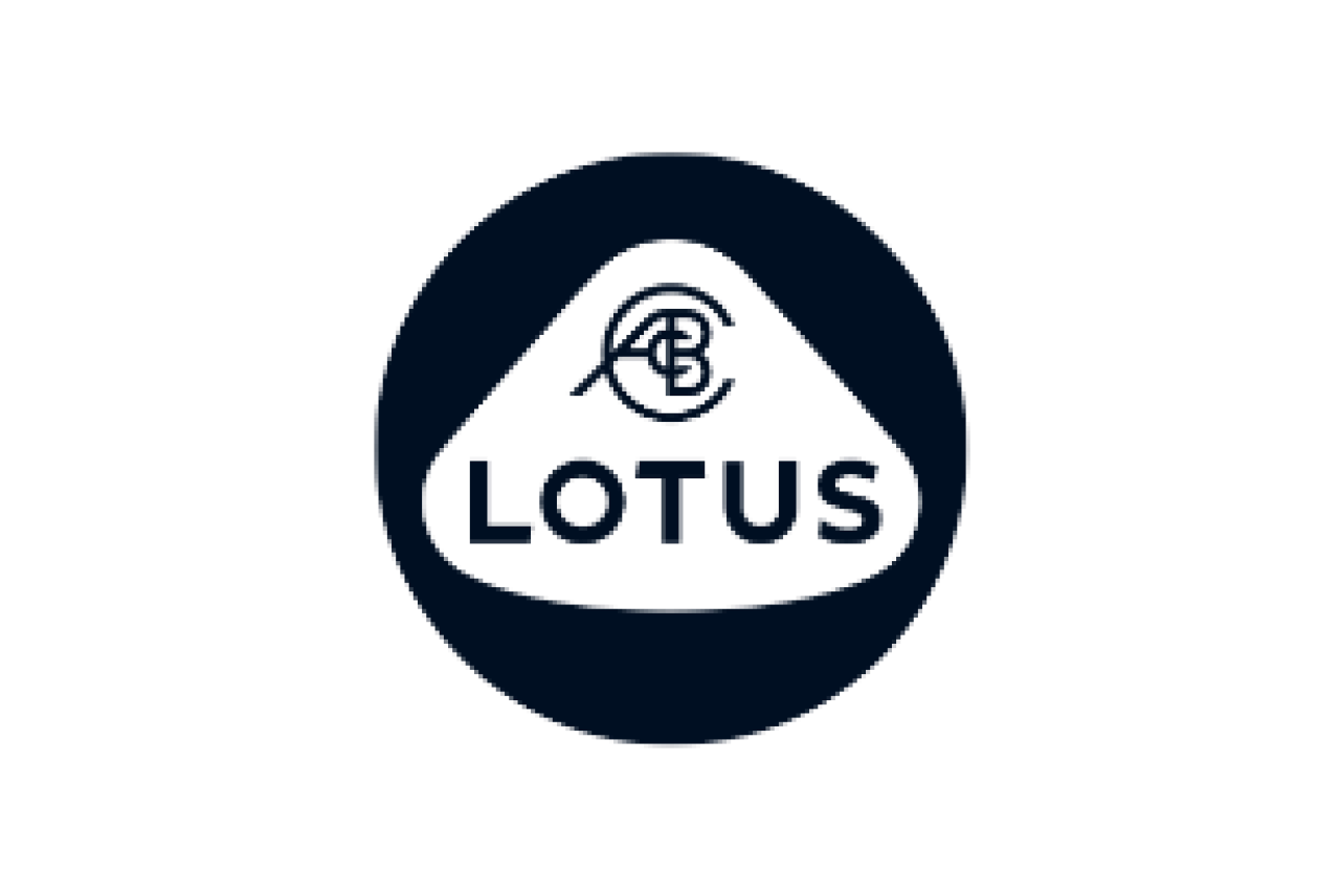Lotus logo in black.