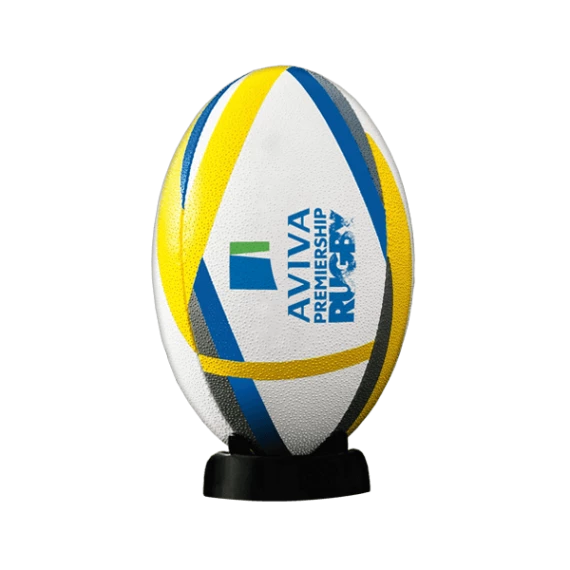 Aviva Premiership Rugby ball on plinth